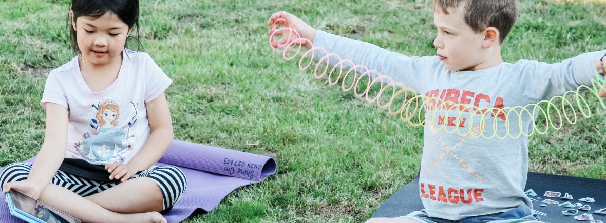 Shine Om teaches Kids how to use their breath in a free Kids Yoga Class