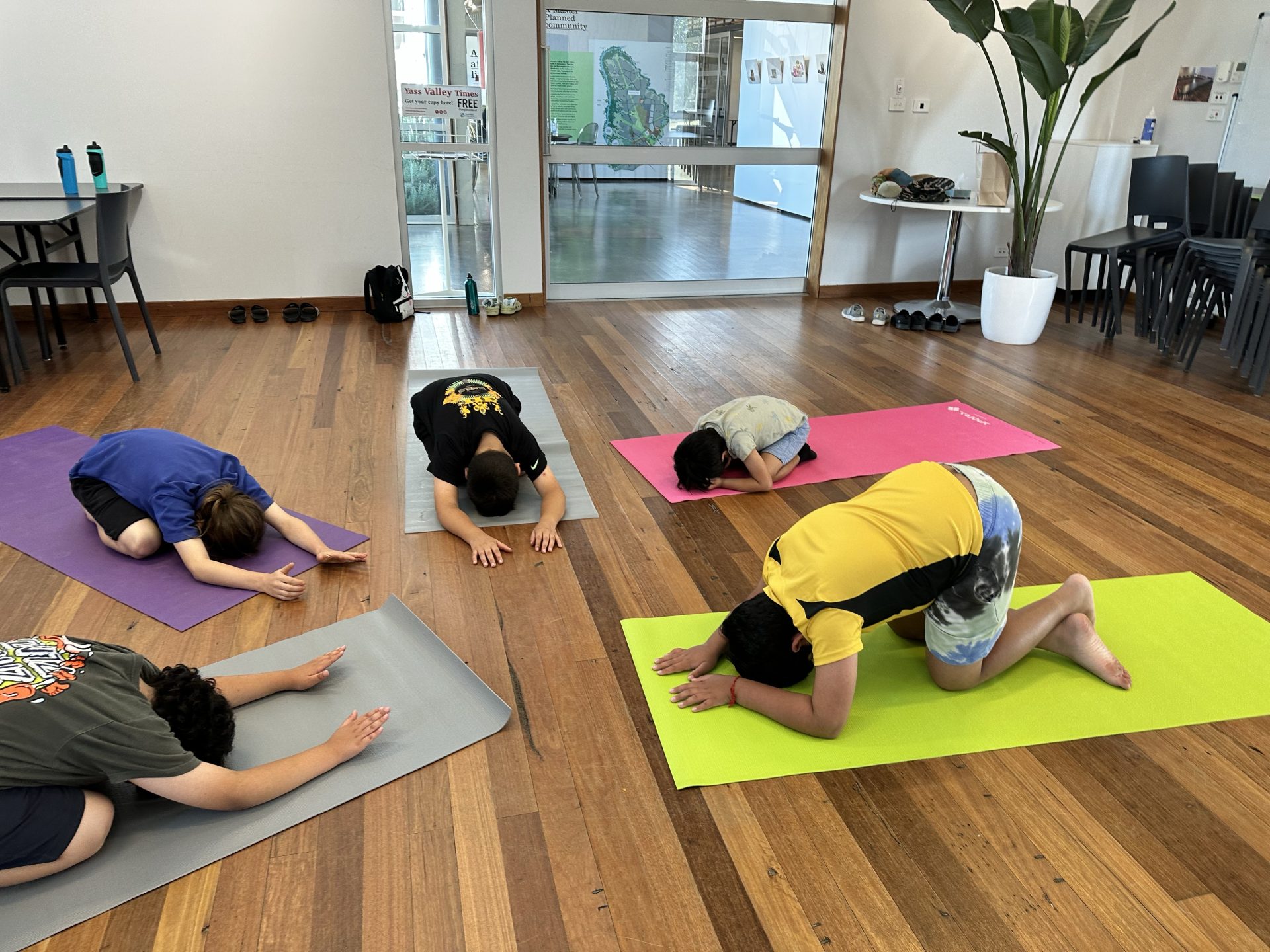 Shine Om Kids Yoga and mindfulness in Canberra. Visit shineom.com.au for kids yoga near you.