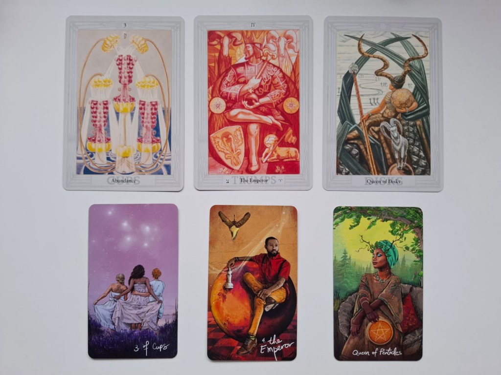 The tarot deck spread from the live reading in the podcast episode - Navigating the Energies of 2026 with Intention, Presence and Coherence. Learn more at www.shineom.com.au/blog/navigating-the-energies-of-2026
